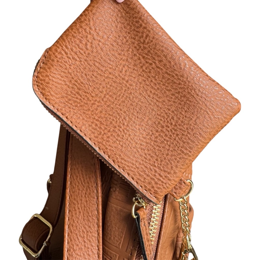 Steve Madden Tan Textured Mini Backpack - Picture 6 of 15